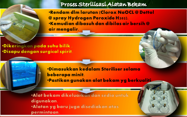 Proses Sterilisasi Alat Bekam 2