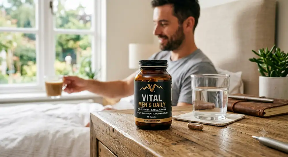 Vitamin untuk Lelaki Tahan Lama: Panduan Komprehensif untuk Tenaga, Stamina dan Vitaliti 1